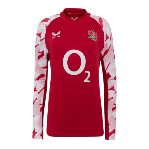 Castore Womens/Ladies England Red Roses Drill Top