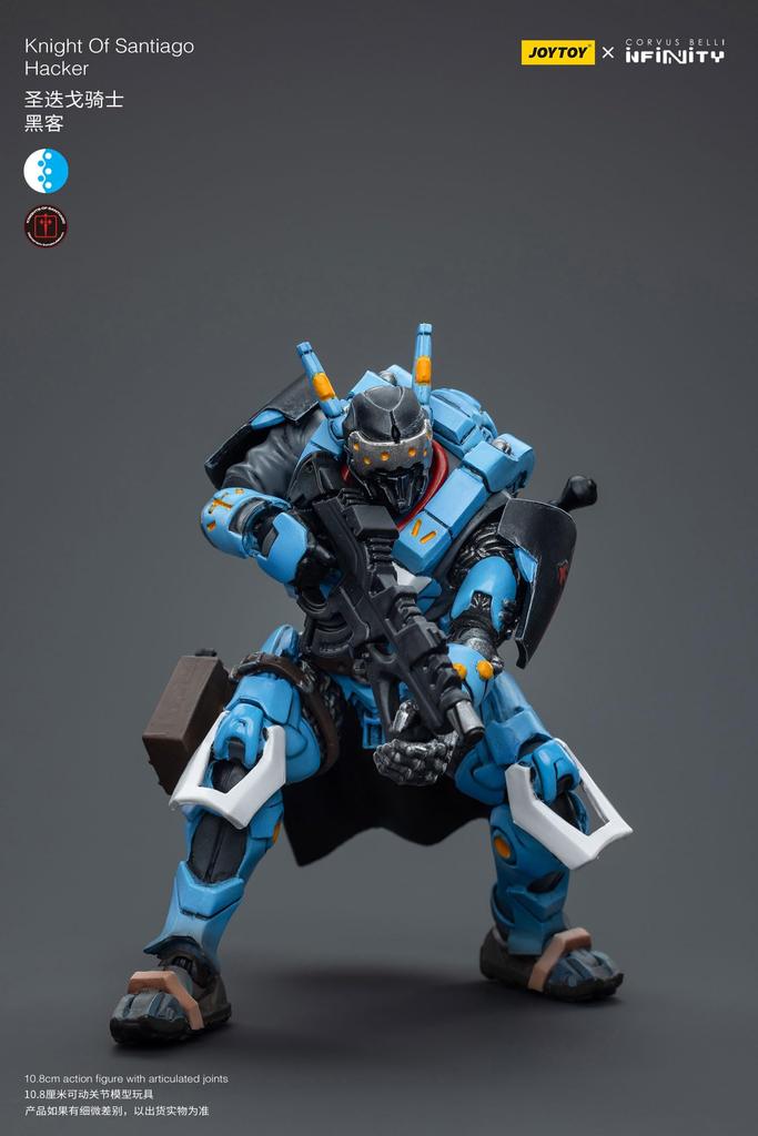 JOYTOY X Infinity Knight of Santiago Hacker Scale PVC ABS Painted Movable Figure 1/18 &
