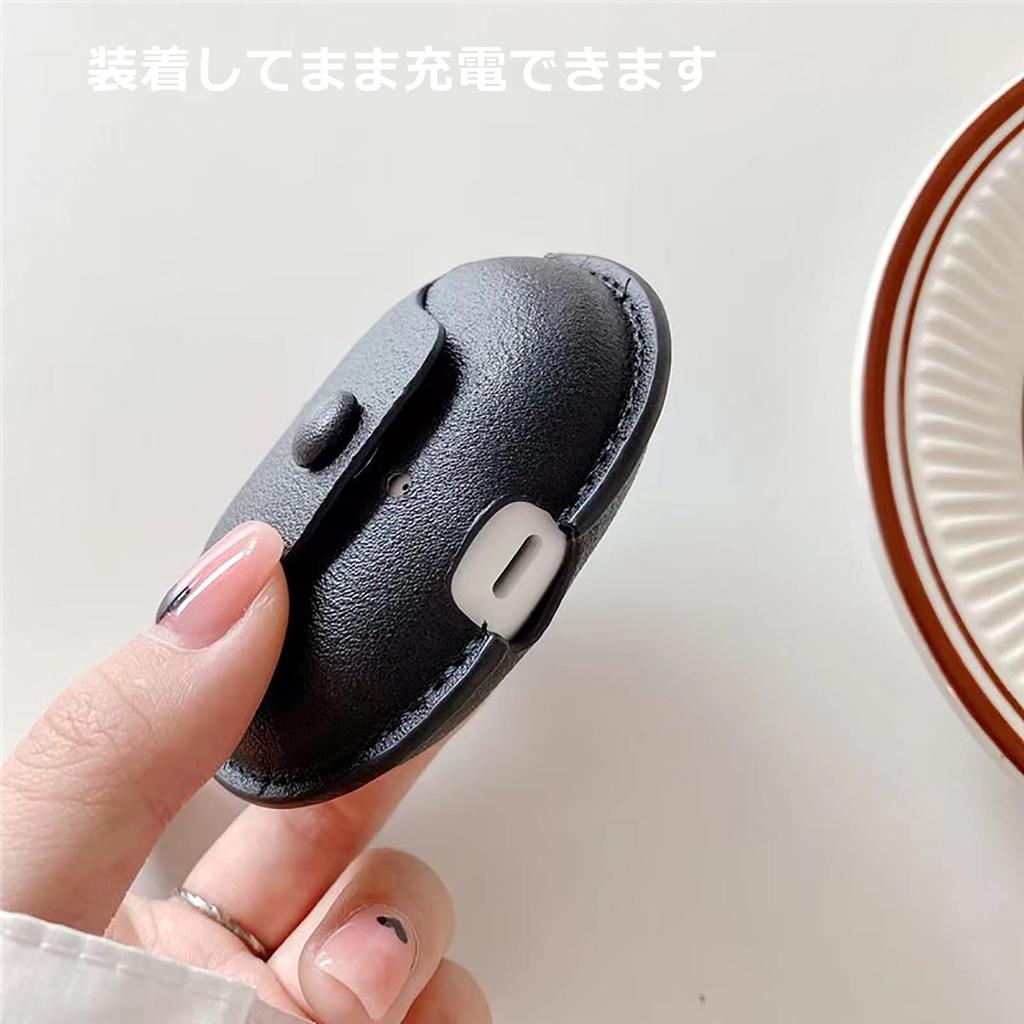 LICHIFIT Чехол для Beats Studio Buds Кожаный Защитный Чехол Ударопрочный Беспроводные Наушники Bluetooth Аксессуары (черный)