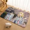 Your Lie in April Floor Mat Floor Mat Soft Flannel Non-Slip Door  Rug for Living Room