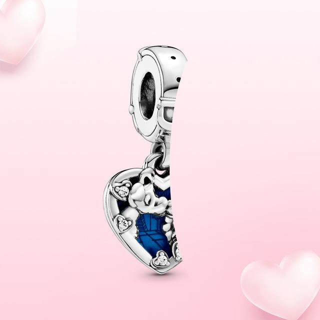 100% стерлингового серебра 925 пробы, подвеска «Тысячелетний сокол», подвеска, подходит для оригинальных модных ювелирных изделий, женский браслет, подарок «сделай сам»