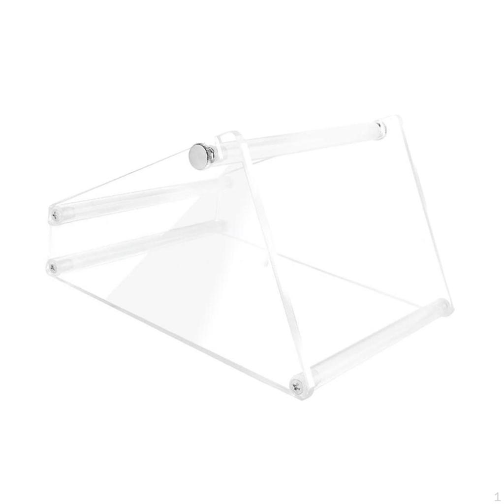 Label Holder for Thermal Printer Stand Acrylic Sturdy Lightweight Universal Sticker Dispenser