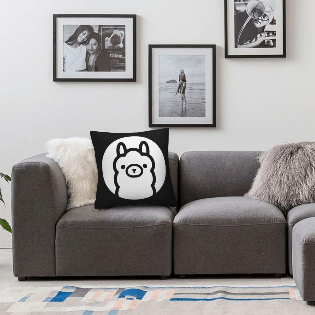 Ollama Open Source Ai Square Pillowcase Polyester Linen Velvet Creative Zip Decor Pillow Case Room Cushion Case