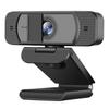 Webcam Ultra Wide Angle Microphone with Cover Webcam 1080P 30FPS 2 Million Pixels Automatic Light Correction Compatible with Video from Live