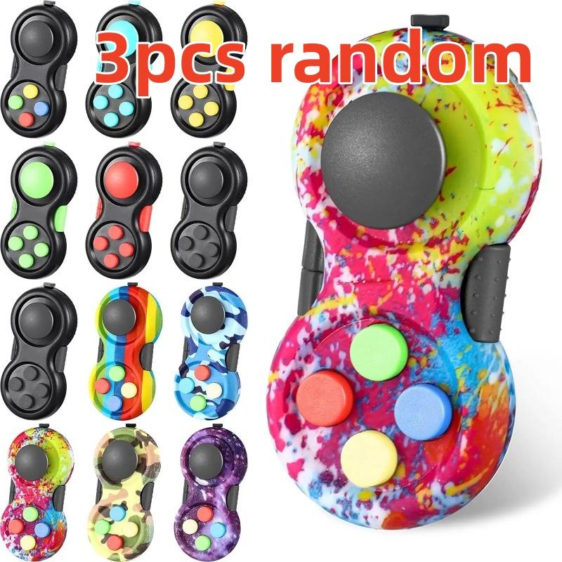 Fidget Pad Ручка для снятия стресса Кубик Рубика Для игры в классе Артефакт для СДВГ Для выплеска креативности Игрушка Снятие стресса