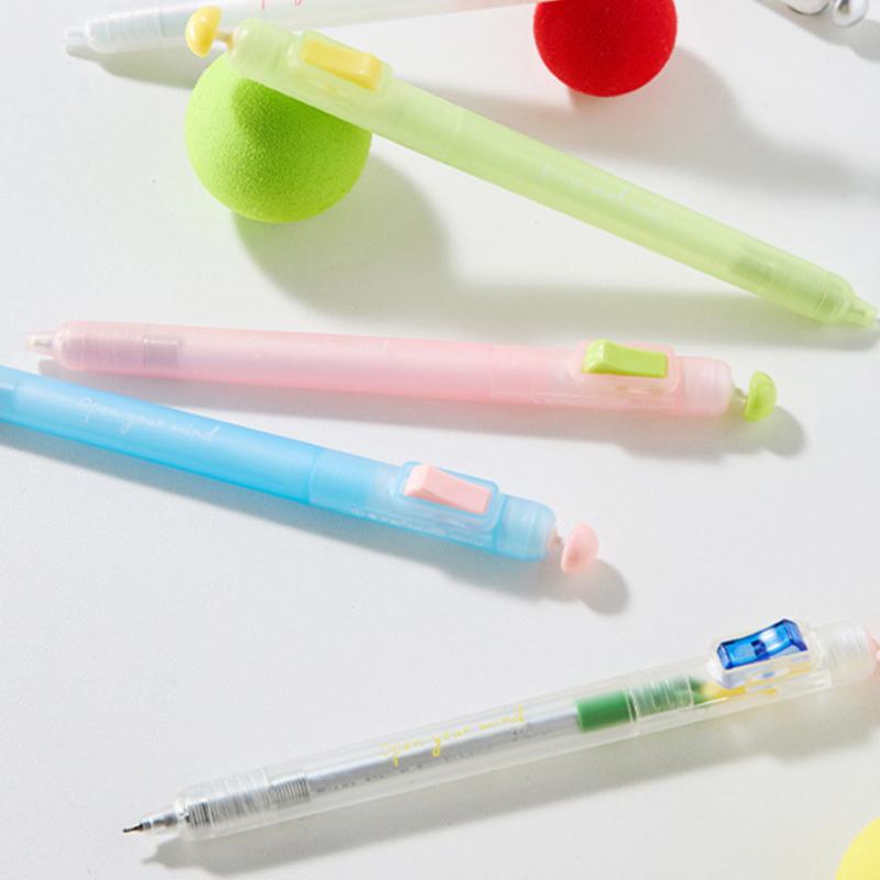 Relax Switch Pen For Exam Prep - Fidget Clicker Gel Pen 0.5Mm Smooth Writing, Anti-Anxiety Study Tool For School Students Office