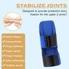Finger Splint with Adjustable Fastening Strap Soft Breathable Middle Finger Support Protection Finger Stabiliser Brace for Adults Children