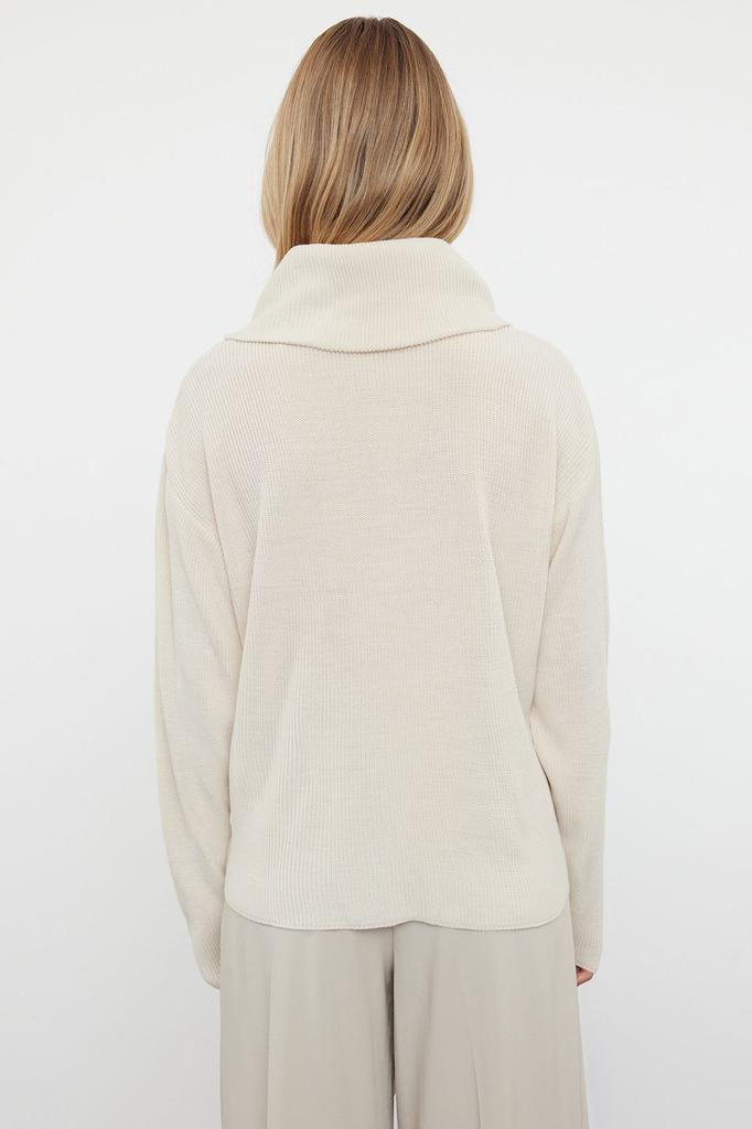 Женский модный стильный кардиган, широкий трикотажный кардиган с застежкой-молнией и деталью