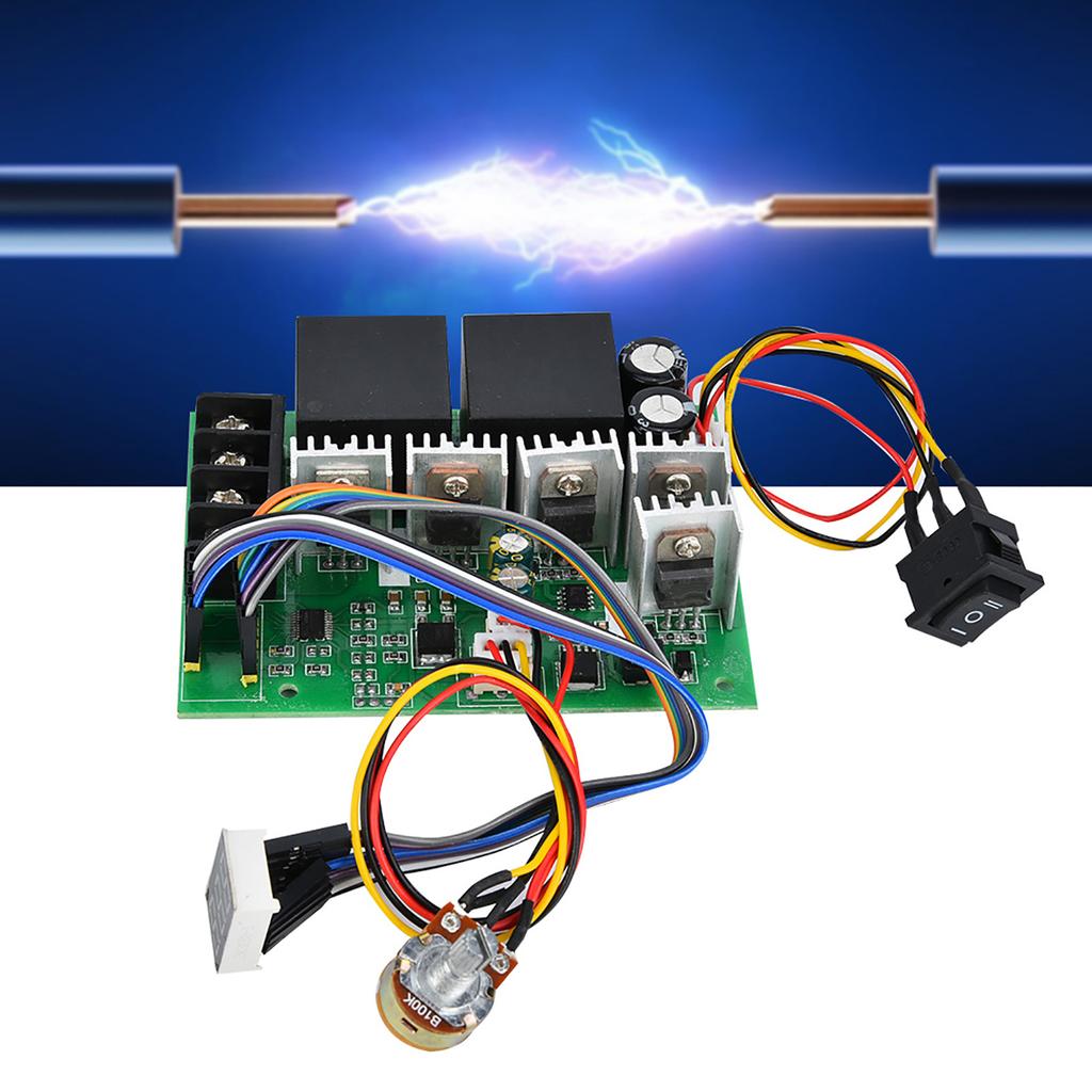 ШИМ регулятор скорости двигателя постоянного тока Переключатель CWCCW 0~100 процентов 80А 12В24В36В48В