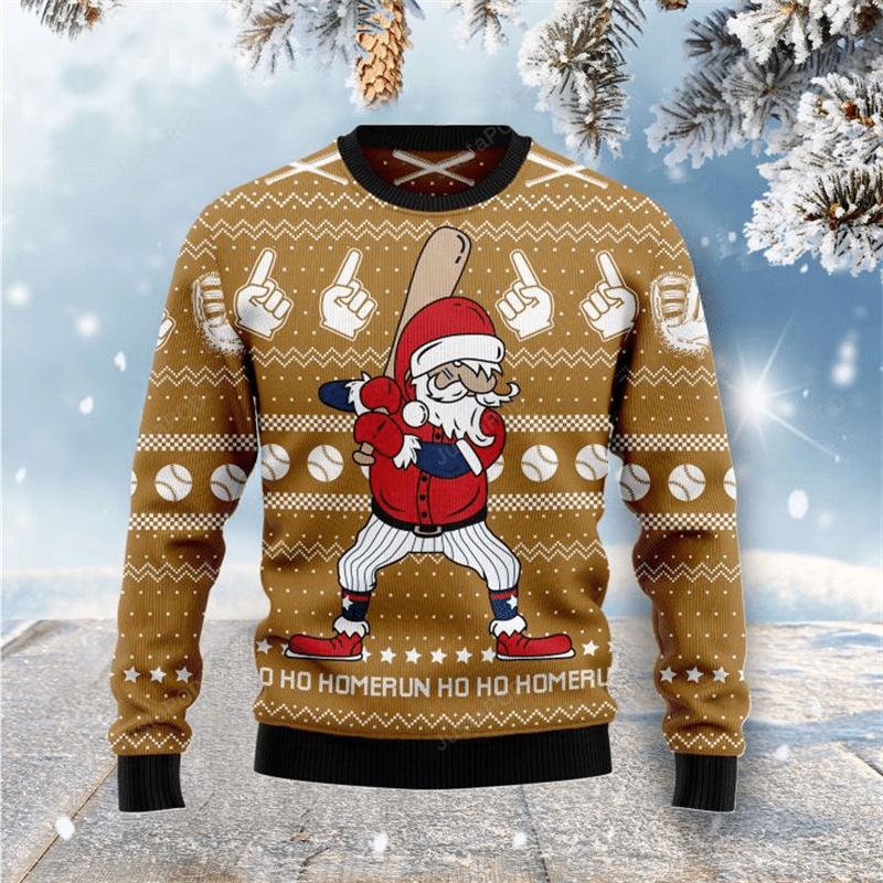 New Ugly Christmas Sweater For Men New Year Festival Santa Claus Graphic Hoodie Women Merry Christmas Crew Neck Sweatshirts
