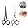 Stainless Steel Facial Hair Shears Cutting Mustache Eyebrow Trimming Salon Razor Edge Beard Scissors