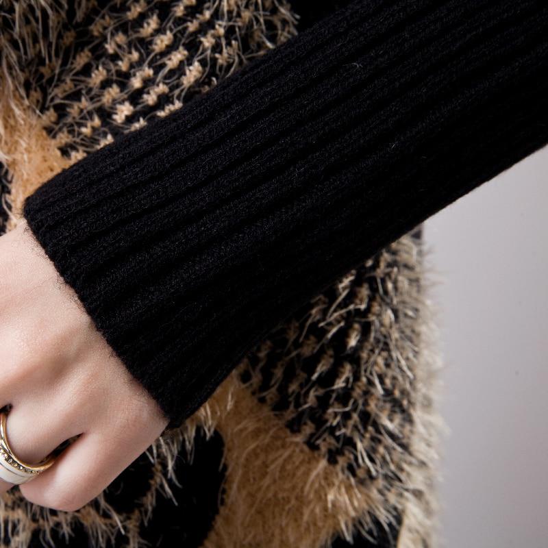 Женский свитер, кардиганы, повседневный теплый женский вязаный свитер