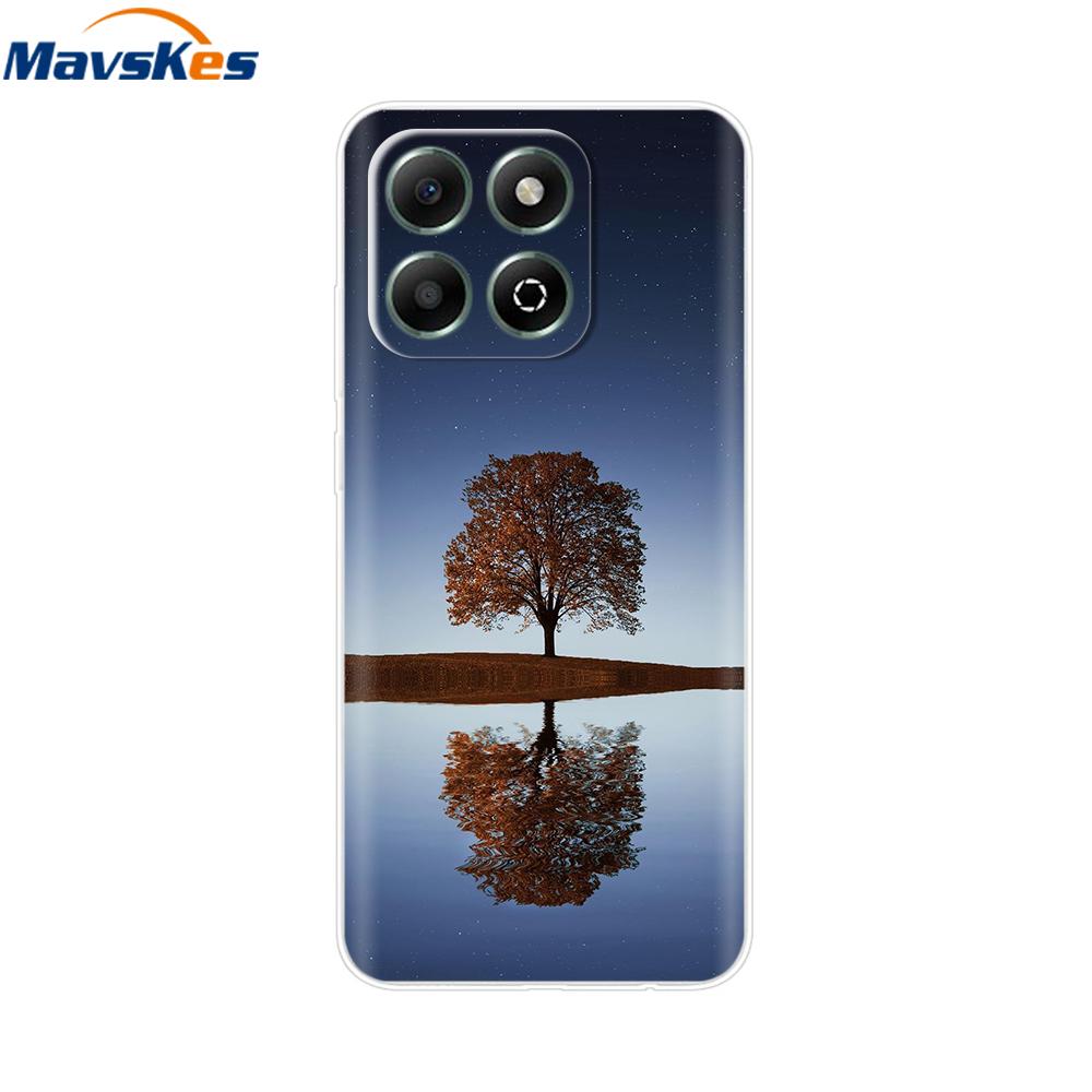 Чехол для Honor X6b Мягкая силиконовая задняя крышка для Huawei Honor X6b X6a x6 HonorX6b Чехлы для телефона Ударопрочный Защитный Расписной Чехол