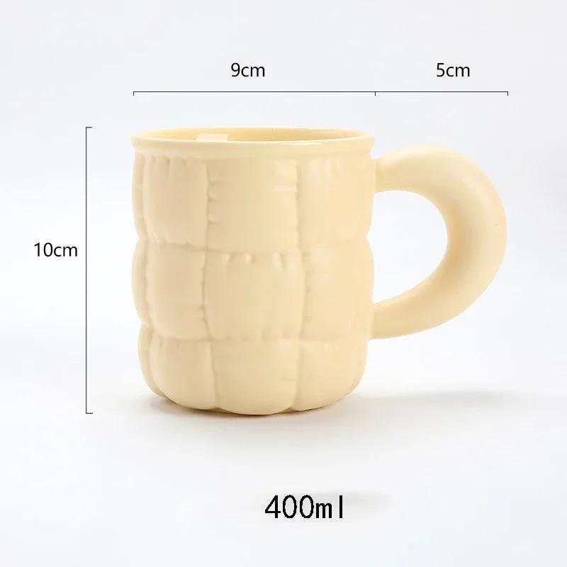 Creative Sofa Ceramic Coffee Cup Sets Cute Sweet Couple Mugs Light Luxury Fashion Home Tea Set Coffee Pot Exquisite Tableware