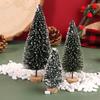 1:12 Dollhouse Miniature Christmas Tree Mini Christmas Home Ornament Micro Landscape Decor Toy Doll House Accessories