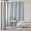 1 шт. NAPEARL Элегантная однотонная светонепроницаемая штора Двусторонняя жаккардовая из шенилла Толстые шторы для спальни, гостиной, балкона, окна для домашнего декора