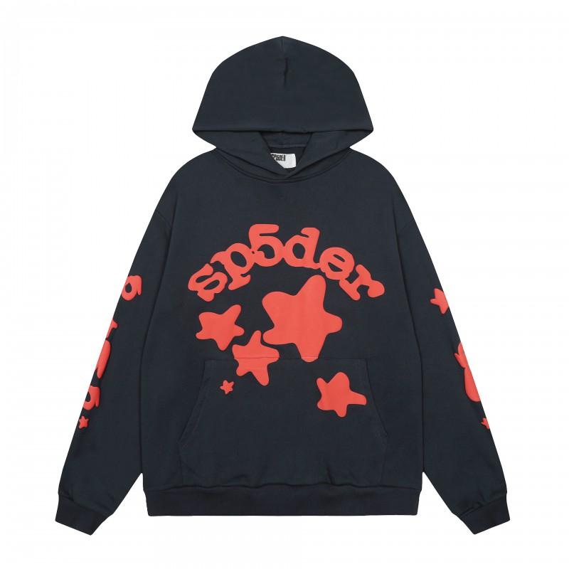 Unisex Oversized Hoodie With Foamed Letter Print Inspired By Hip-Hop Style Fall 2025 Cotton Sweatshirt