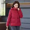 XueZhongFei Women's 2025 Winter Loose-Fit Hooded Down Jacket