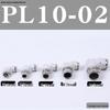 Быстроразъемное соединение для пневматической трубки: PL8-02, 4-M5, 6-01, 10-03, 12-04 Резьбовой угольник
