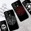 Пентаграмма 666 Демонический Сатанинский Чехол Для Redmi Note 13 Pro Plus 9 10 11 12 Pro 10S 11S 12S Redmi 12 9C 10C 12C 13C Обложка