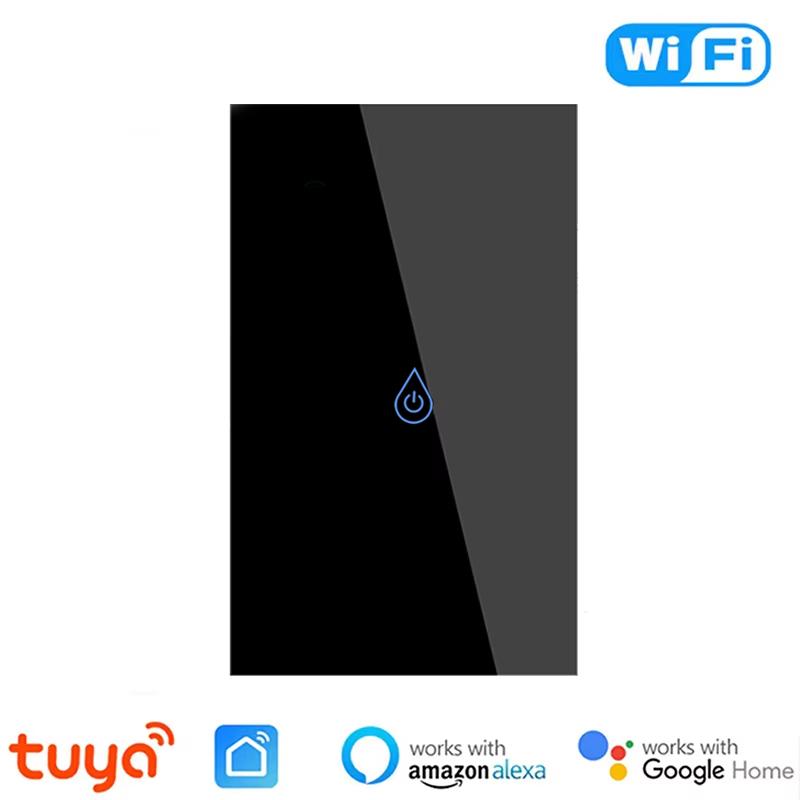 Tuya WiFi Smart Water Heater Switch 20A/40A High Power Touch Wall Panel with APP Remote Timer and Voice Control for Boiler AC Alexa Google
