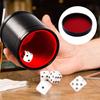Fashion PU Leather Dice Cup Hand Pattern Dice Shaker Cup Quiet Shaker Cup Bars Pub Dice Game Party Supplies Easy To Use