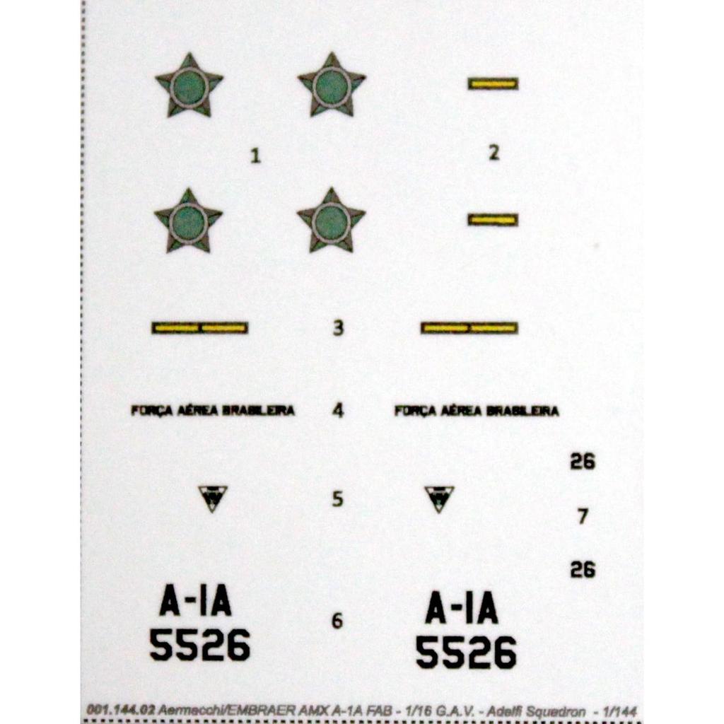 Miniwing 1/144 AMX A-1 Light Attack Aircraft 3D Printer Kit MWG144102 (Airplane)