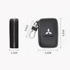 For Mitsubishi ASX Lancer Pajero Outlander Colt Galant L200 Ralliart PU Leather Key Wallet Car Key Bag Multi Function Key Caseor