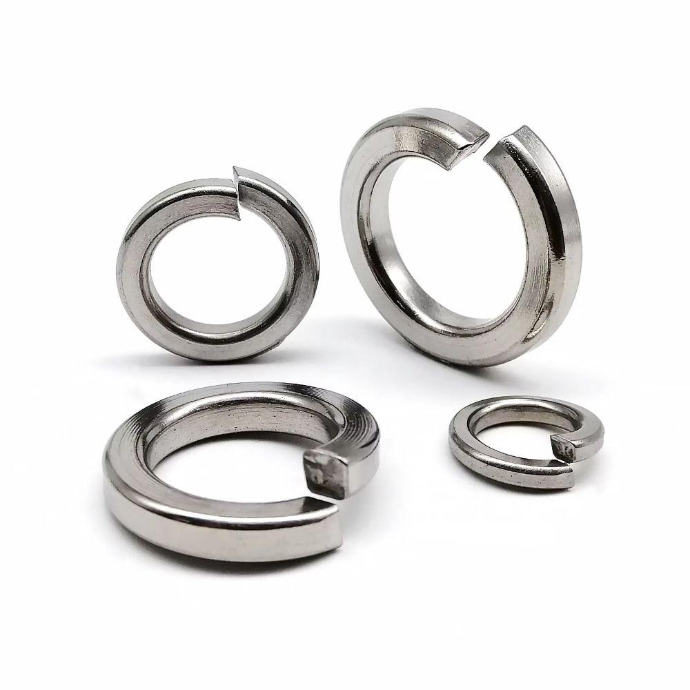 1000PCS 304 Stainless Steel Metric Split Lock Washer Set Gasket Spacer Assortment Set Industrial
