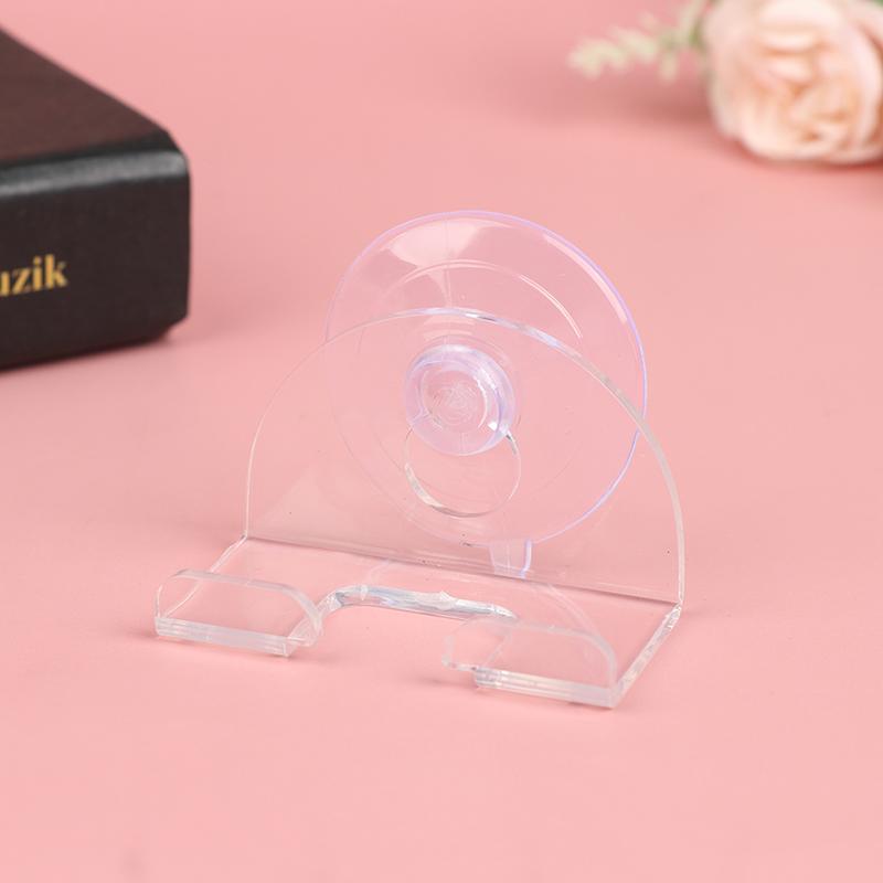 2 шт. держатель для бритвы на присоске прозрачный крючок стойка для бритвы водонепроницаемый съемный