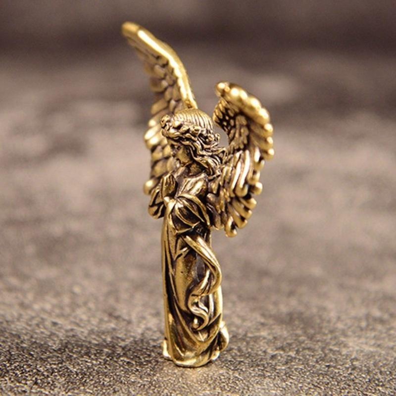 62KD Handmade Brass Figurine Elegant for Home Decoration Brass Statue for Living Room or Office Display Elegant