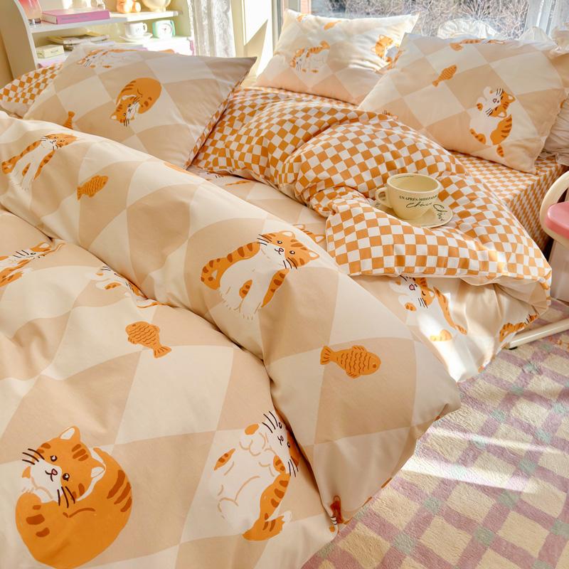 Luxury 100% Cotton Floral Duvet Cover Set 3-Piece (1 Duvet Cover + 2 Pillowcases) - Wrinkle-Free, Hotel Quality Bedding Set
