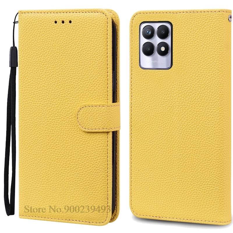 Case For Realme 8i Case Soft Silicone Wallet Flip Leather Case For Realme 8i Phone Case Realme 8 I Cover Coque Fundas