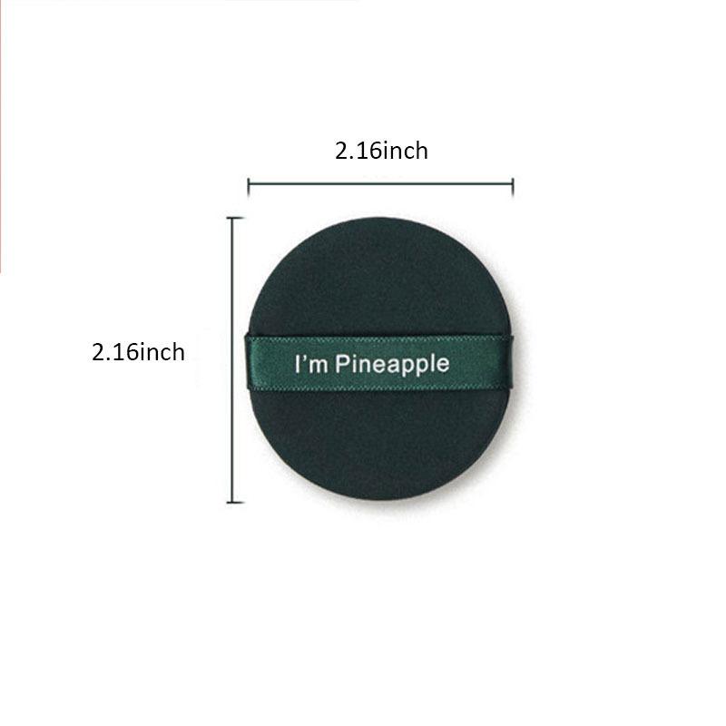 3 шт., пуховка на воздушной подушке, круглая, с каплей воды, двухсторонняя сухая и влажная пудра