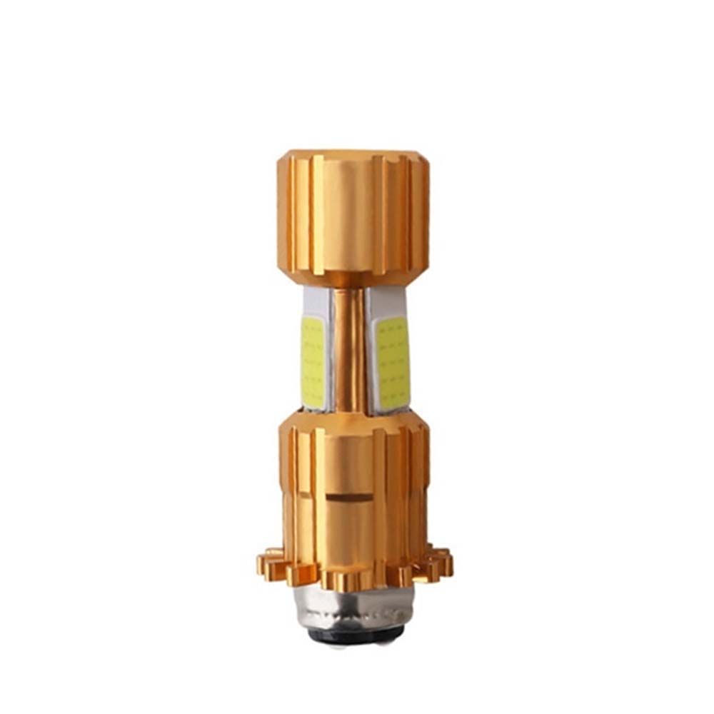Motorbike Motor HeadLamp BA20D Car LED Bulb Hi/Lo Beam Light Motorcycle Headlight COB Fog Light
