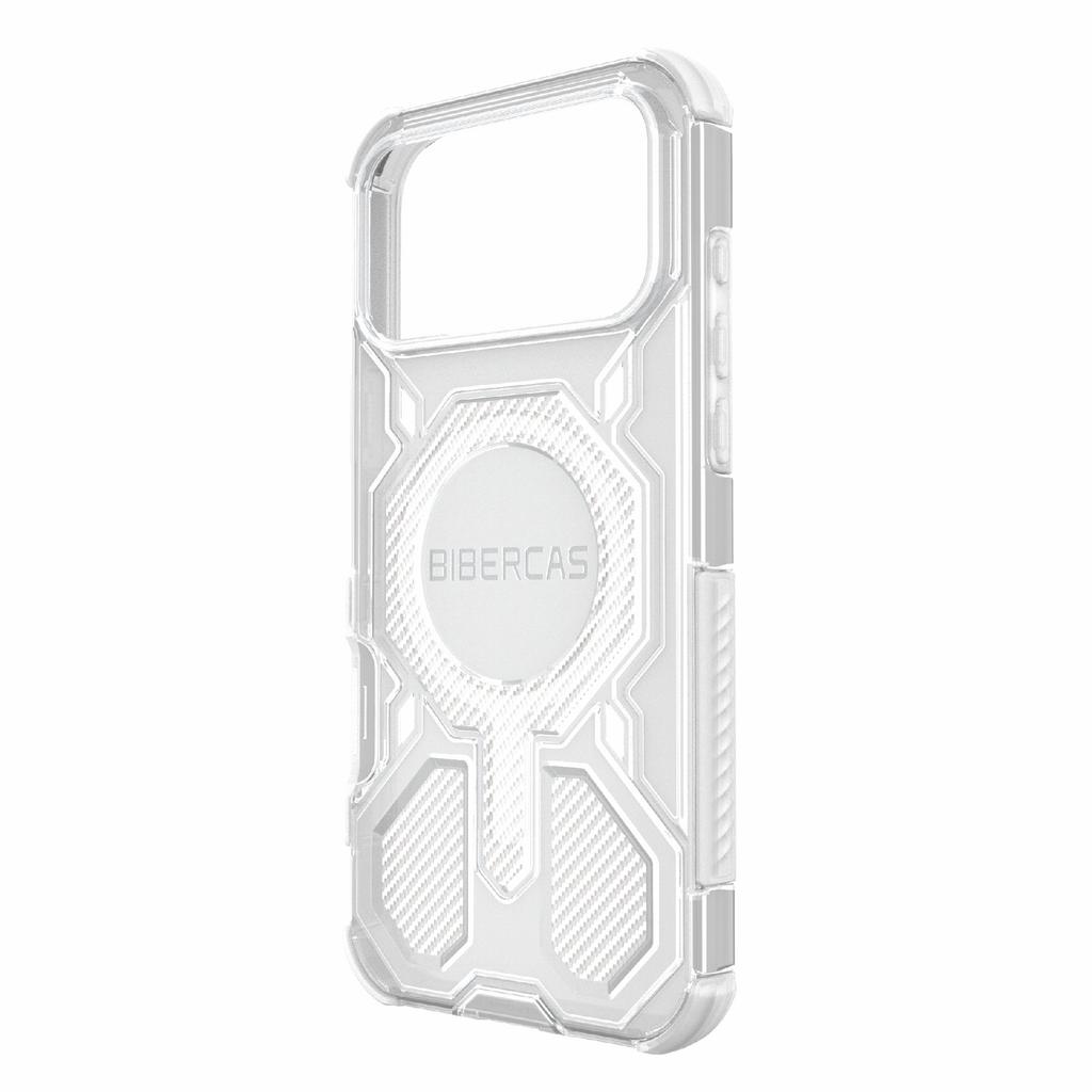 BIBERCAS J-16 Transparent Series For iPhone 17 Pro Max Case Compatible with MagSafe TPU+PC Phone Cover