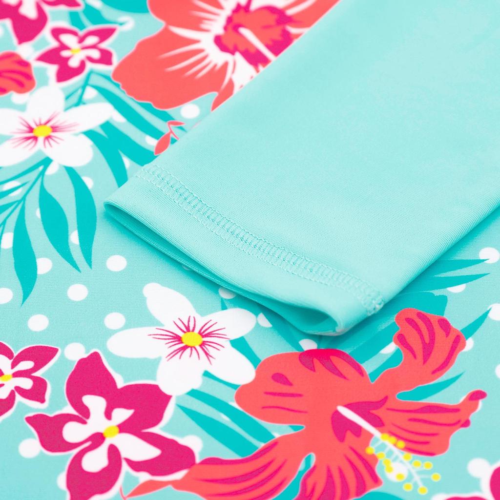 Купальник с длинным рукавом для девочек с единорогом - Защита от солнца, быстросохнущая купальная одежда для детей