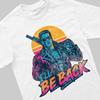 I'll Be Back Arnold Terminator Iconic Quotes T-Shirt Gift Men 80s 90s