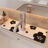 Multifunction Non-Slip Absorbent Pad Splash Drying Mat Sink Splash Mats  Kitchen Bathroom Supplies