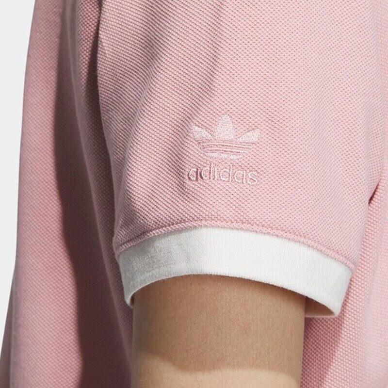 adidas Оригинальная женская рубашка-поло Miracle Purple Pink IP1778
