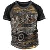 Men Vintage Motorcycle T Shirt 3d Print Casual Short Sleeve Loose Oversized Tshirts For Men Sweatshirt Men's Top Clothing Camise