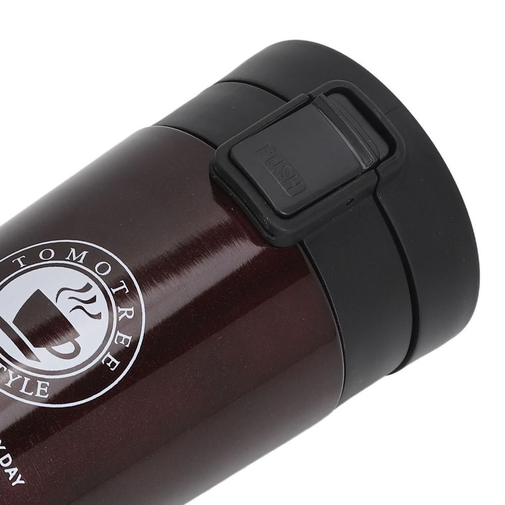 Vacuum-Sealed Insulated Coffee Cup Dual Layers Vacuum Coffee Cup Portable Coffee Mug Travel Use