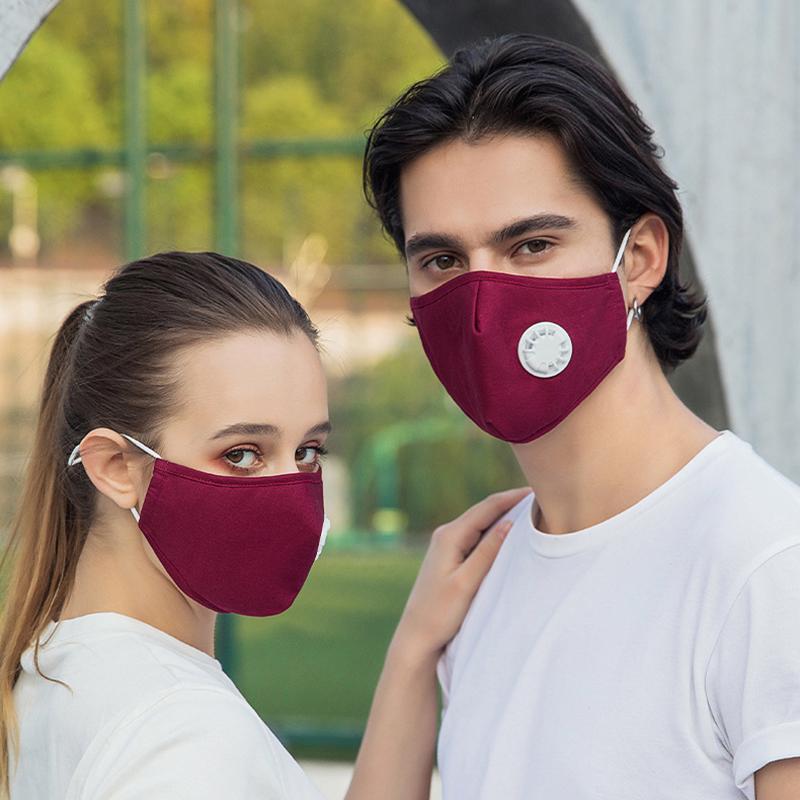 Маски от пыли Pm2.5 против загрязнения, моющиеся и многоразовые, с вставной прокладкой, хлопковые, унисекс, дорожные СИЗ, удобные и дышащие