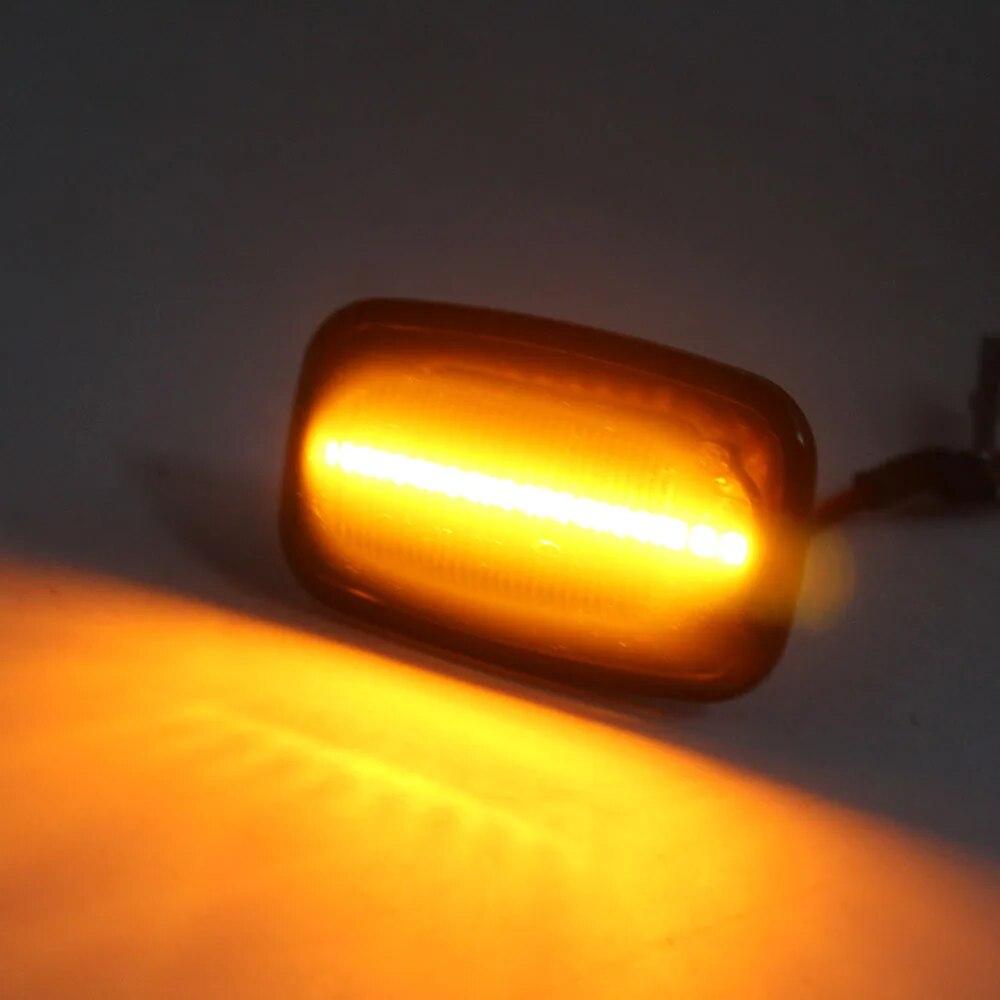 2x дымчатый боковой габаритный светодиодный сигнальный фонарь для Toyota Land Cruiser fj100 LC100 98-2005 HILUX N60 CAMRY CELICA PREVIA серии 70 80 100