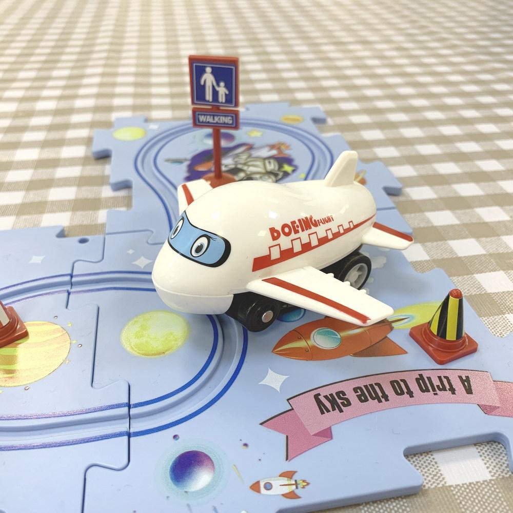 Электромобиль собранный Roving Into Spacescene детский пазл 13 шт. Трек автомобиль пазл креативные игрушки подарочная коробка упаковка B026