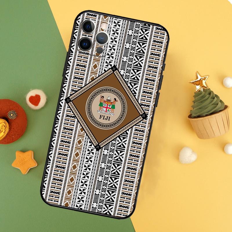 Чехол для телефона Фиджийский Маси Тапа для iPhone 17 17Air 16 16E 15 14 13 12 11 Pro Max 12 13 Mini Ударопрочный чехол