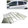 Chrome Car Window Pillar Posts Door Trims Cover Stickers Decal For HONDA CRV 2017-2022 Plated