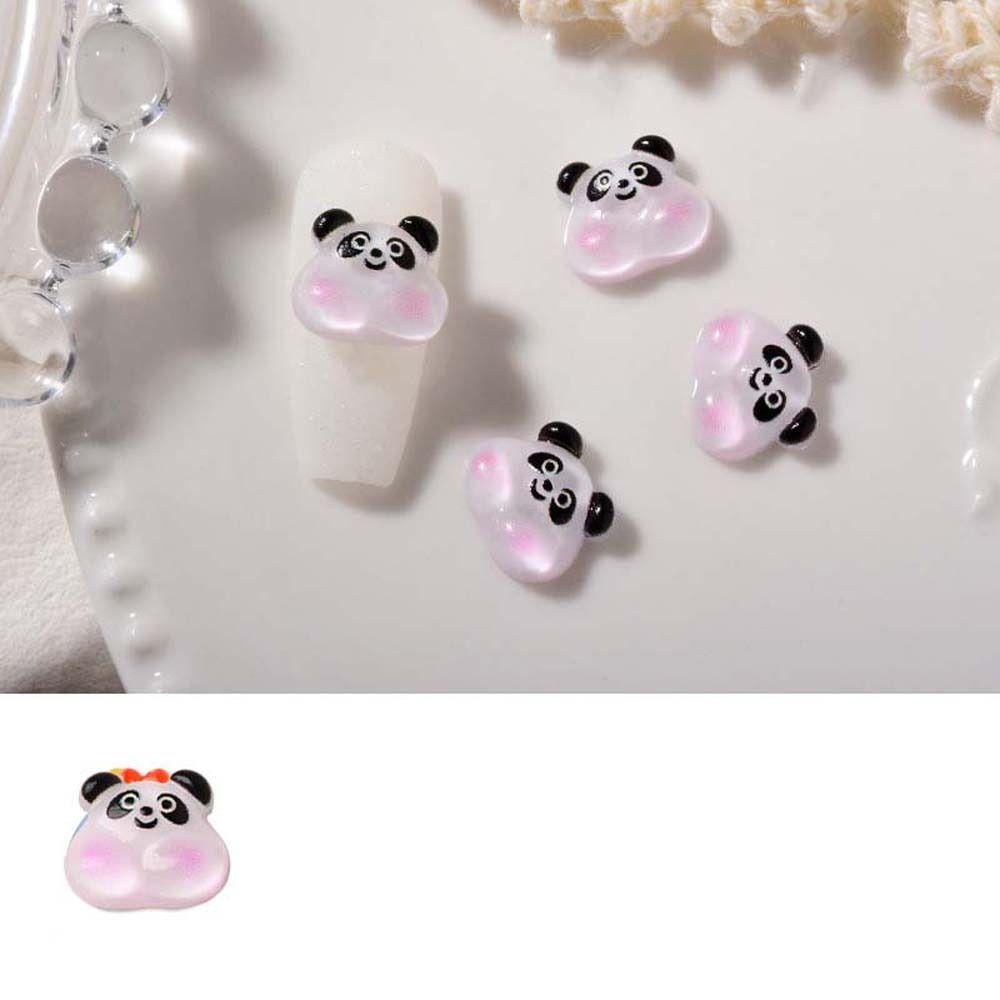 Rabbit Cartoon Nail Decorations Animal Nail Rhinestones 3D Nail Jewelry Cartoon Nail Drills
