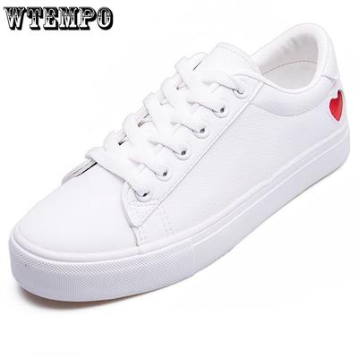 Love Little White Shoes, женские корейские универсальные студенческие повседневные туфли для скейтбординга, кожаные нескользящие белые туфли на плоской подошве