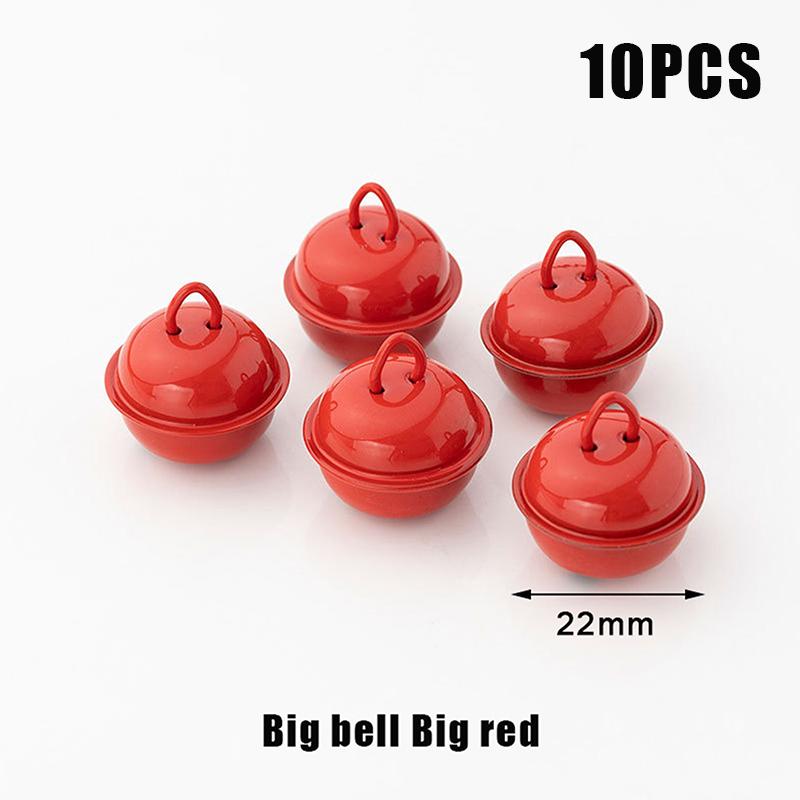 10 шт. 22 мм Красочные Расписные Бубенчики Металлические Круглые Мини Колокольчики Украшения Декор Подвески для Рождества DIY Поделок